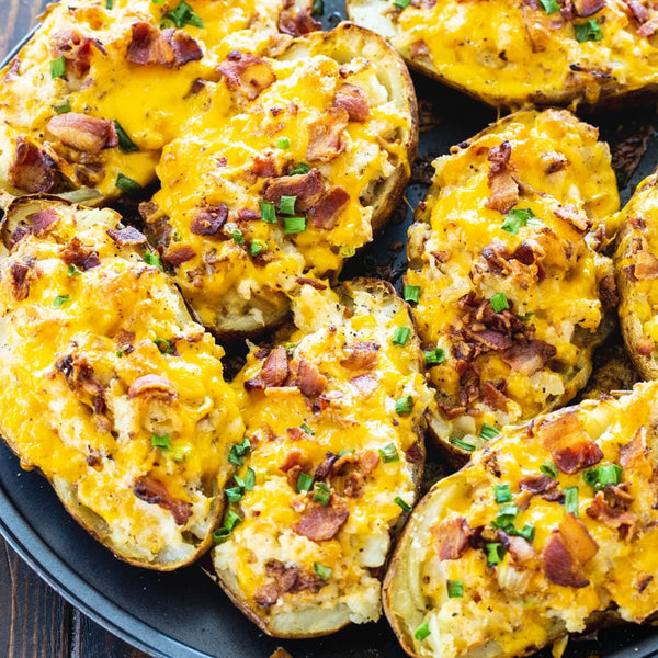 Tom Toms Twice Baked Potatoes-two ways