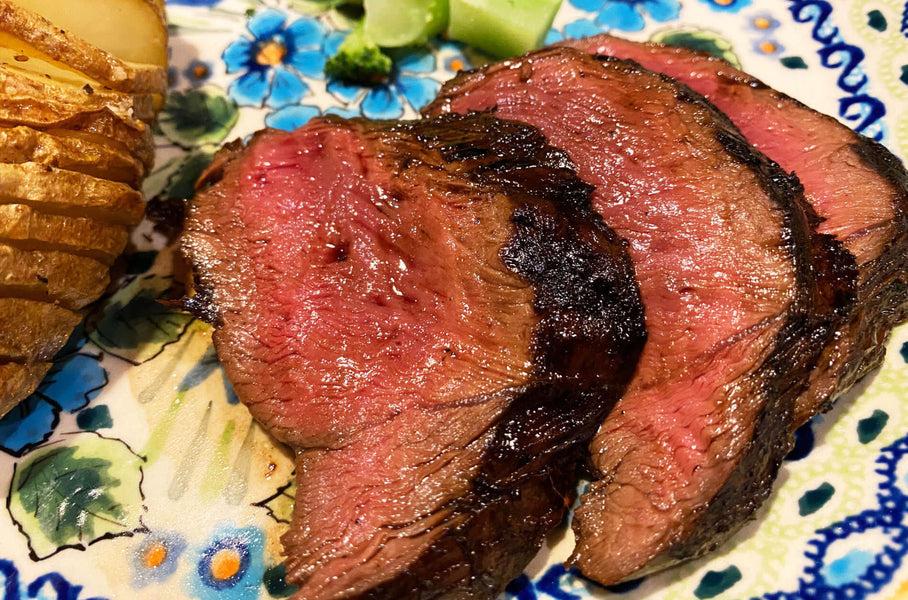 Pepperberry rubbed Venison